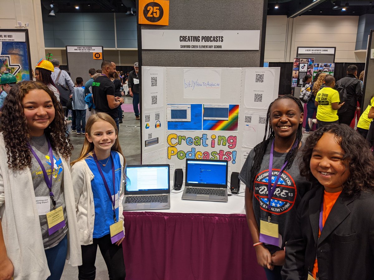 scesmedia's tweet photo. Great day @ncties with our @sanfordcreek brilliant students showcasing technology. Great job Ms_JArmstrong https://t.co/tm4fjORfnT