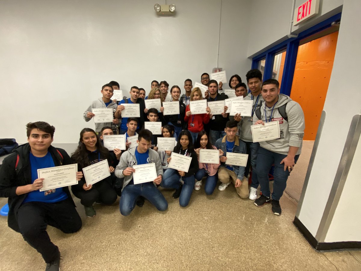 Students of the month and Perfect Attendance. HMLAdult SMA Program