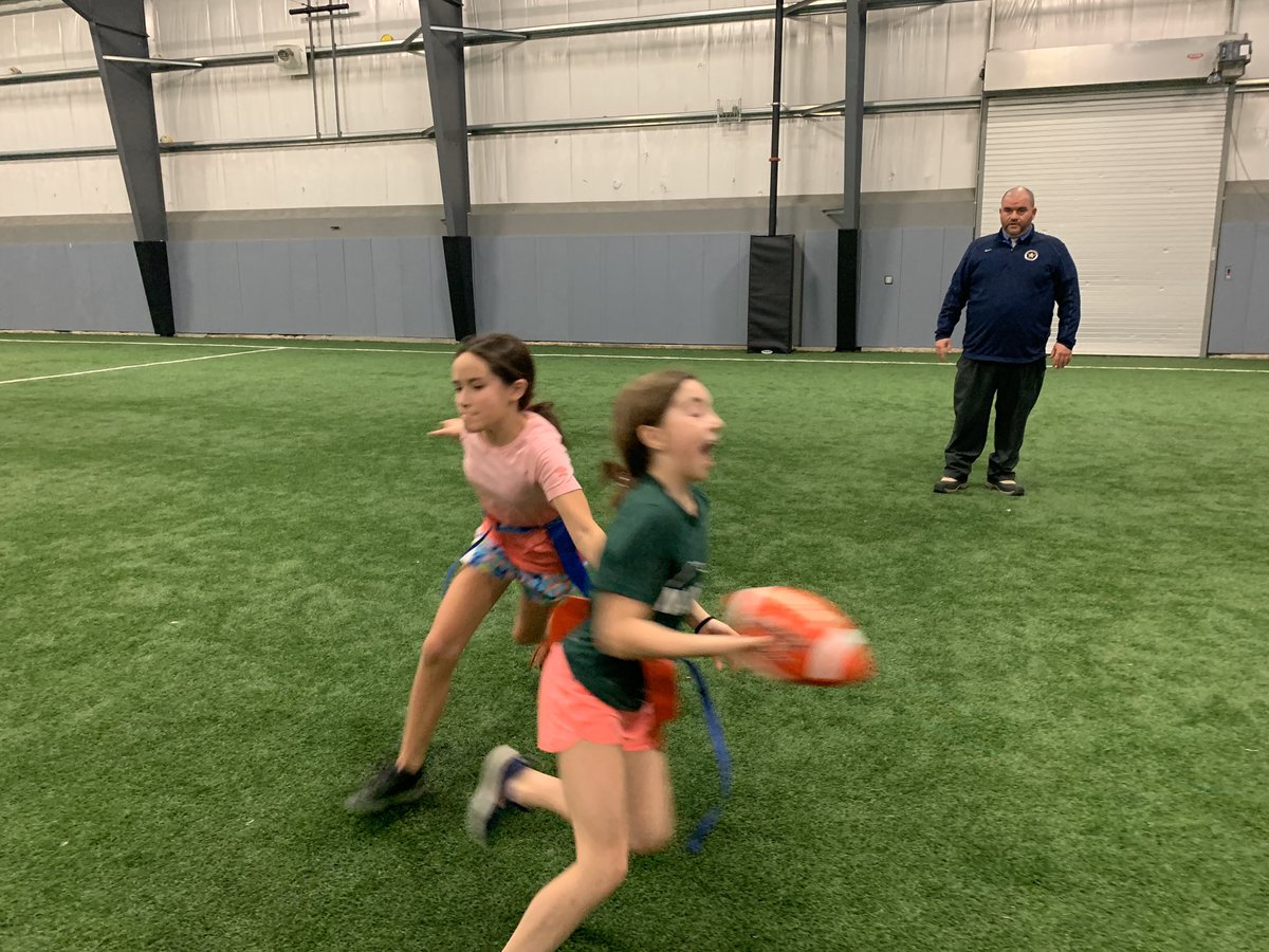 NMMSBUFFALO's tweet photo. These girls rocked it today! Tomorrow is game day to conclude our flag football week sponsored by @NardinAAC @NardinAthletics @CanisiusHSFB and their athletes! #gogators #thinknardin https://t.co/t7dJ1LKk22