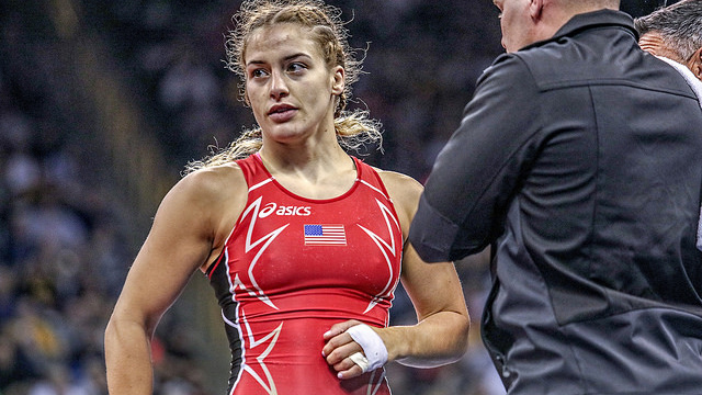 trackwrestling's tweet photo. "Winning an Olympic gold medal was not about being the first or the second or the third. I just had to zero in on my goal, which was the same since I was seven years old and that was to be an Olympic champion.” 

-2016 Olympic gold medalist and 4x WCWA champion Helen Maroulis https://t.co/xNIqvm6qk4