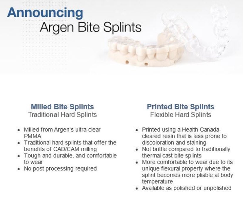 ArgenCanada's tweet photo. Argen Bite Splints are here!! https://t.co/knG60kNVnZ