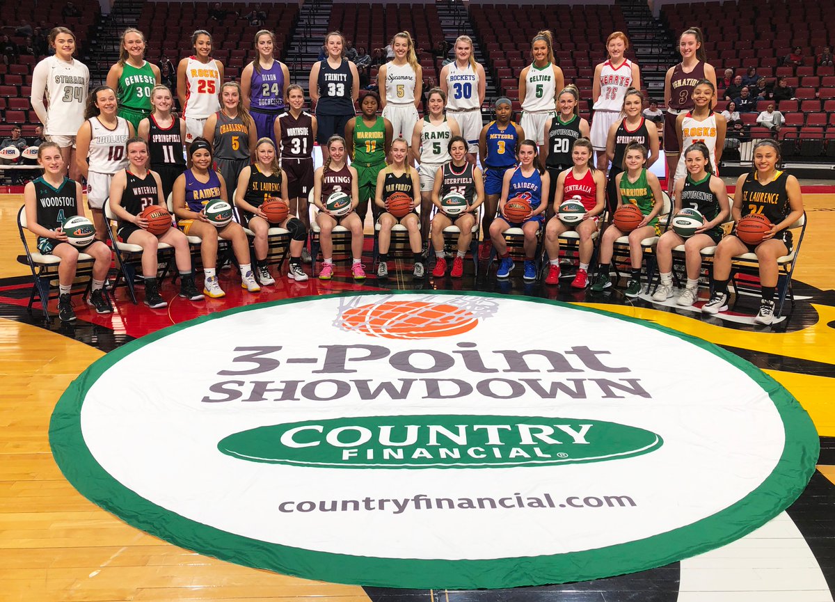 IHSAState's tweet photo. ππ Congratulations to the Class 3β£A qualifiers in the 2020 @hellocountry Three-Point Showdown.
Way to #TakeSimpleSteps on your way to shooting at @IHSAState in Redbird Arena!
#Goodluck from the #IHSA & #CountryFinancial https://t.co/jU3HQ5C0uA
