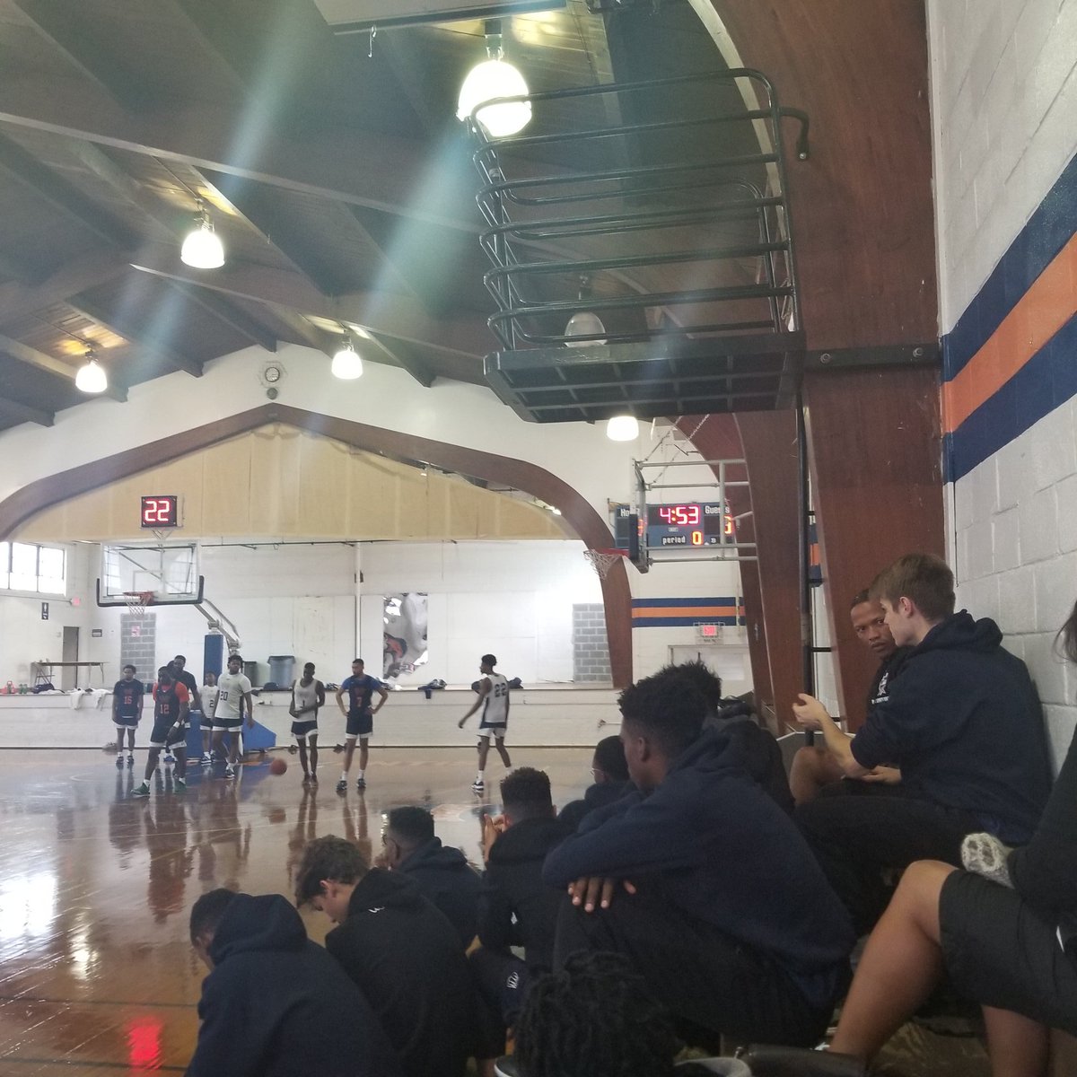 TraxSports's tweet photo. Our participants taking in the practice at @waumbb earlier today. https://t.co/noNO1XrcG2