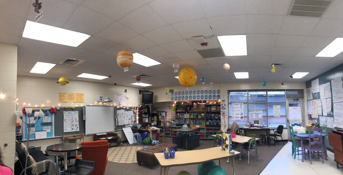 hjclandreth's tweet photo. We started learning about our #solarsystem this week. My #coteaching #Ecu #interns &amp; I have a surprise for our #whrbears tomorrow! #paemst we love #science https://t.co/Ks8naEOvAg
