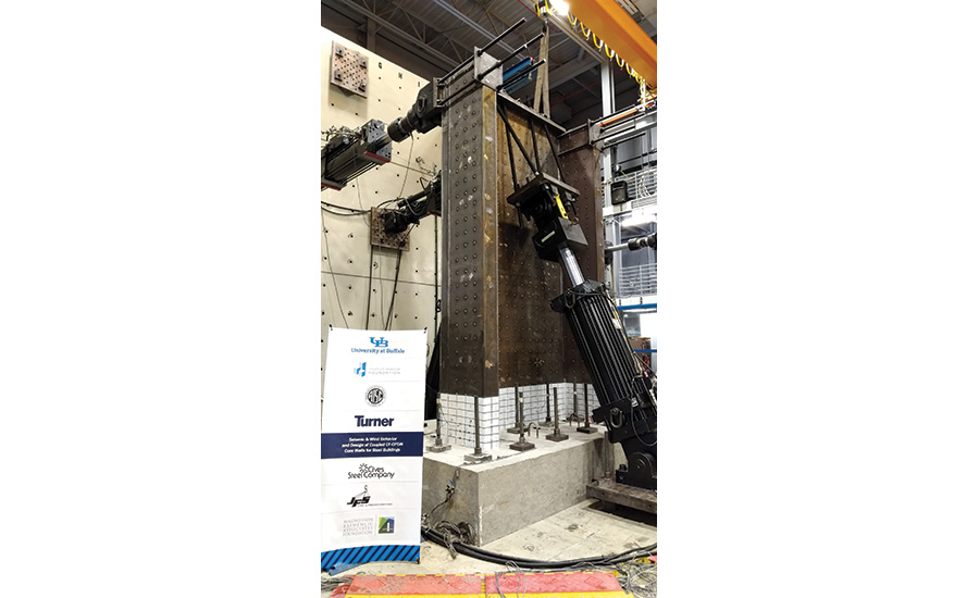 PankowFdn's tweet photo. New research report containing fire resistance and performance provisions for Concrete-Filled Composite Plate Shear Walls (CF-CPSW) aka SpeedCore is set to be published this month. Read about it in ENR:   Speed Core Research Tunes System https://t.co/rCGt1iLpwx https://t.co/n5OiUqEwfp