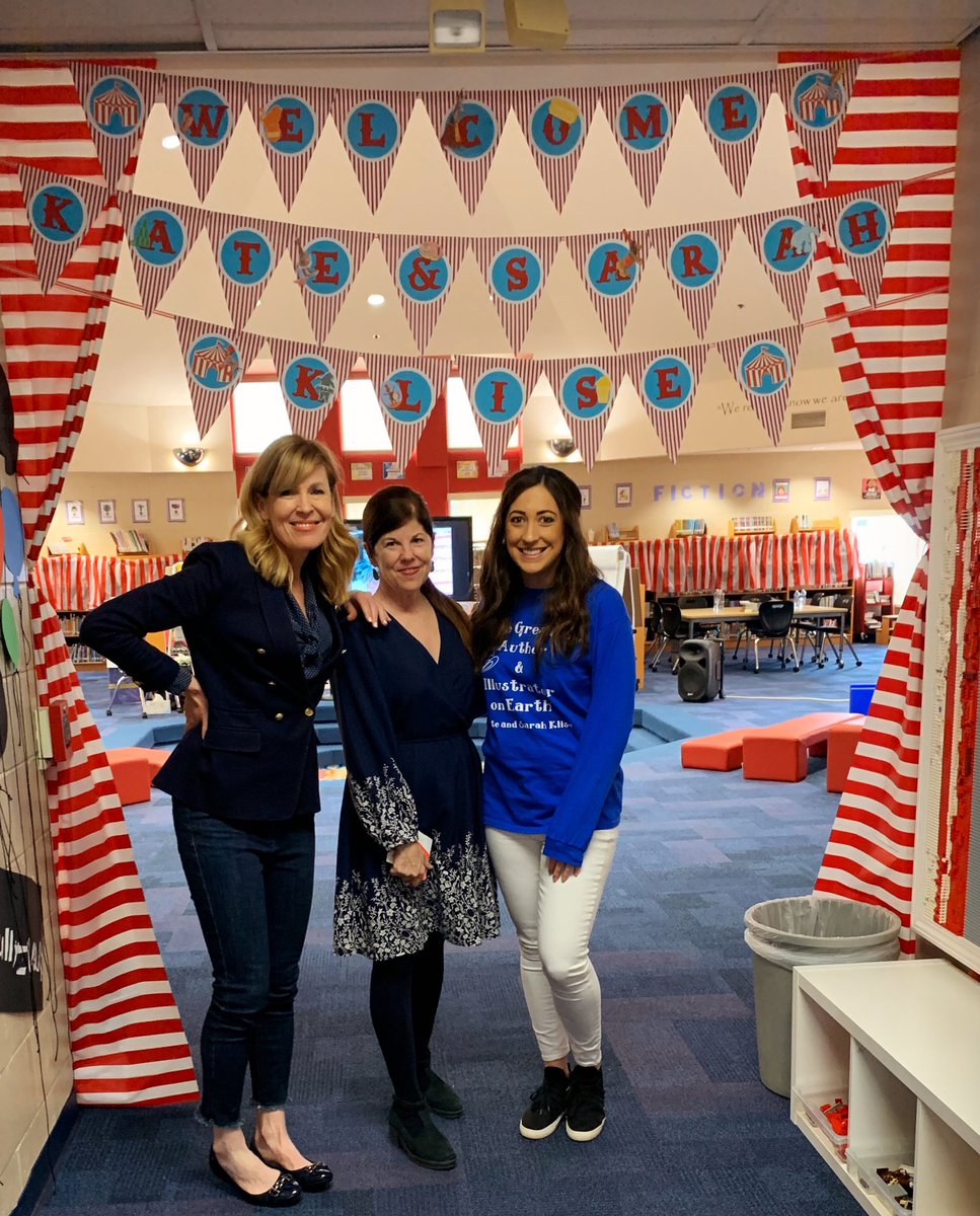 Best. Day. Ever! Thank you so much for inspiring our students and staff <a href="/kateklise/">kateklise</a> and <a href="/SarahKlise/">Mary Sarah Klise</a> ♥️