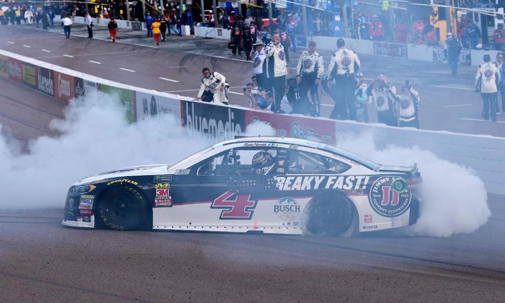 NASCAR's tweet image. Yeah ... he's pretty good here.

Is @KevinHarvick the driver to beat this weekend at @phoenixraceway?
