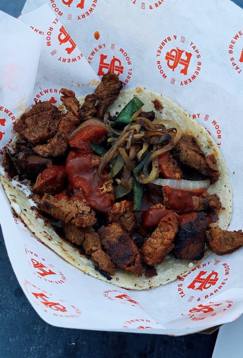 tapsbeers's tweet photo. You can’t have beer without food. Featuring our ‘Electric Taco’ the perfect option for your mid drinking cravings! 🌮 https://t.co/oArG6PABMY https://t.co/JcUhfqXaPx