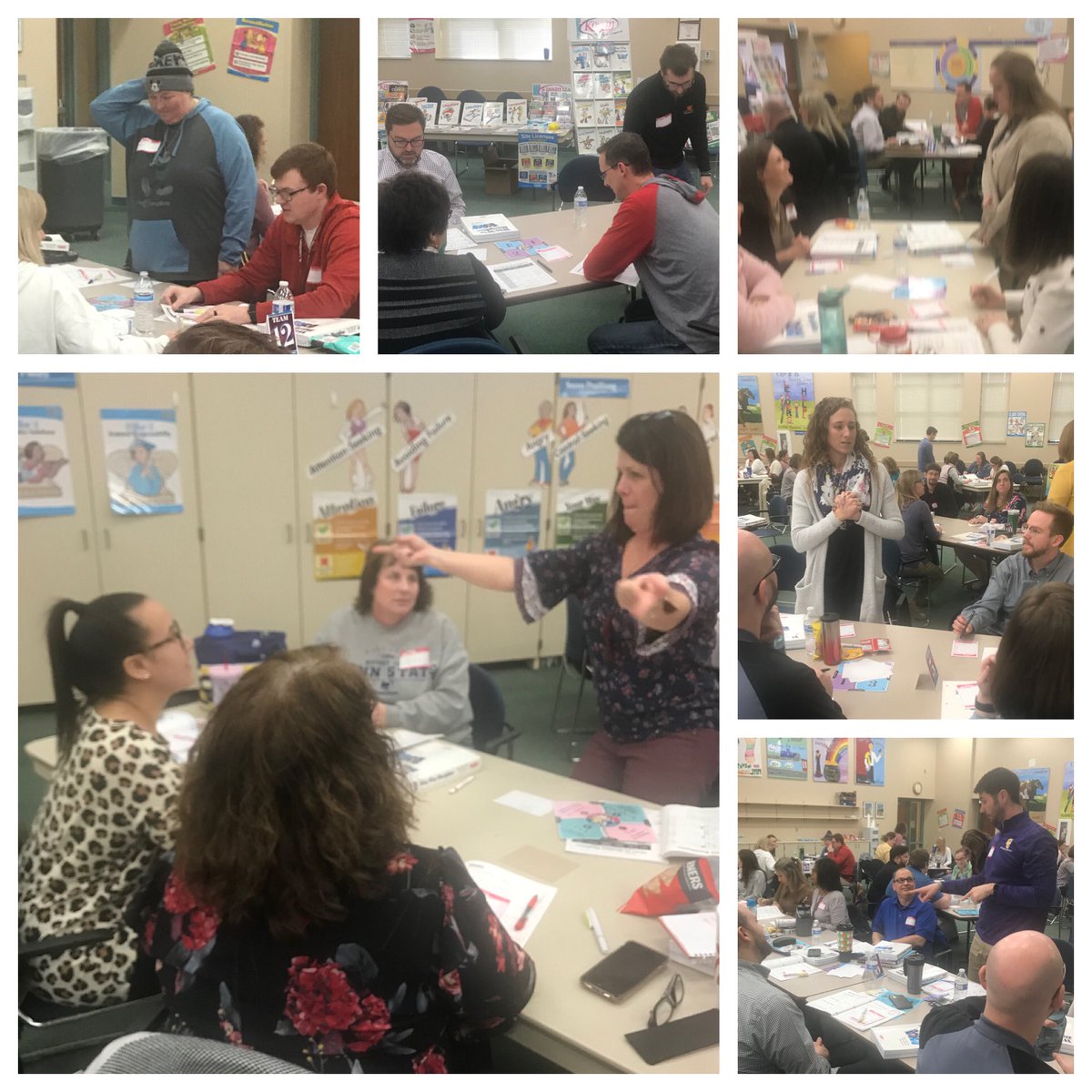 rickatkagan's tweet photo. We practiced inferring & identifying the 7 psychological positions that drive students’ disruptive behaviors today in our @KaganOnline #WinWinDiscipline #USATour workshop in Florence, KY by engaging in #KaganStructures Showdown. @NKCESKids1st https://t.co/xevBkmQDzc