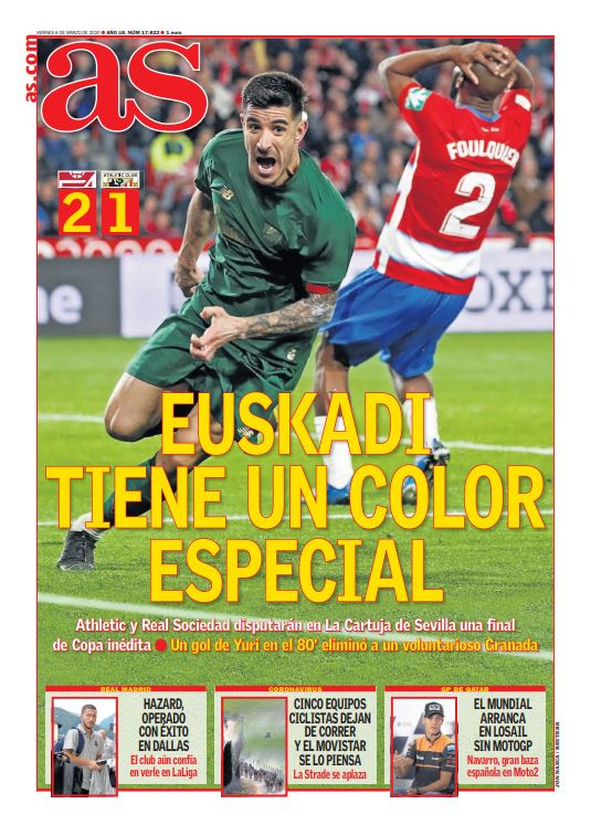 🌙 ¡Buenas noches!
🗞️ Esta es la #PortadaAS de mañana