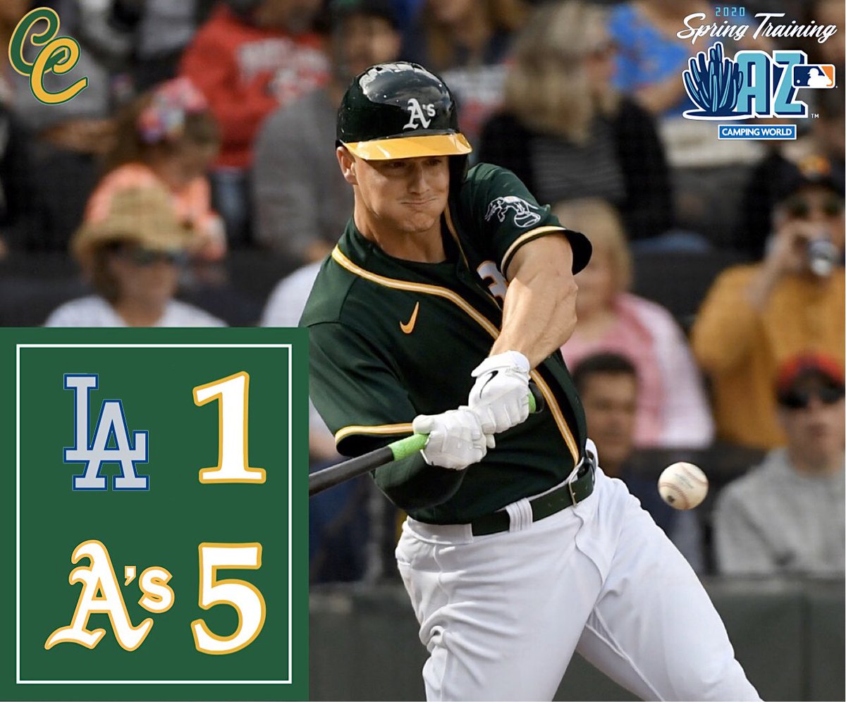 ColiChronicles's tweet image. These guys are HOT! The A’s notched their seventh straight win this afternoon, 5-1 over the Dodgers. Matt Chapman kicked things off in the bottom of the first with his first homer of the Spring, a solo blast off Walker Buehler. #RootedInOakland