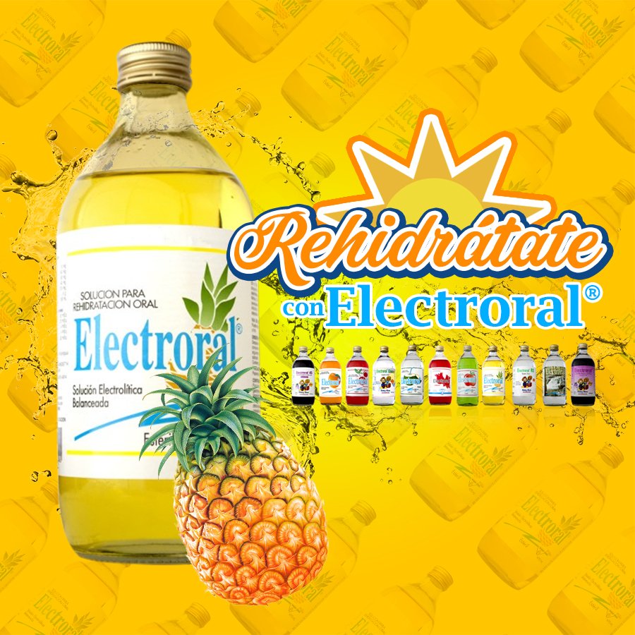 LabBoninGt's tweet photo. #Rehidrátate💦🌞 con el delicioso sabor de #Electroral 🍒🍍🍎🍇🍑el único suero que no contiene preservantes. Indicado en tratamientos de deshidratación para niños👦👧 y adultos👨👩.
Recuerda que #LaboratoriosBonin #EsGuatemaltecoCaeBien 🇬🇦 https://t.co/jXolWTHQNR