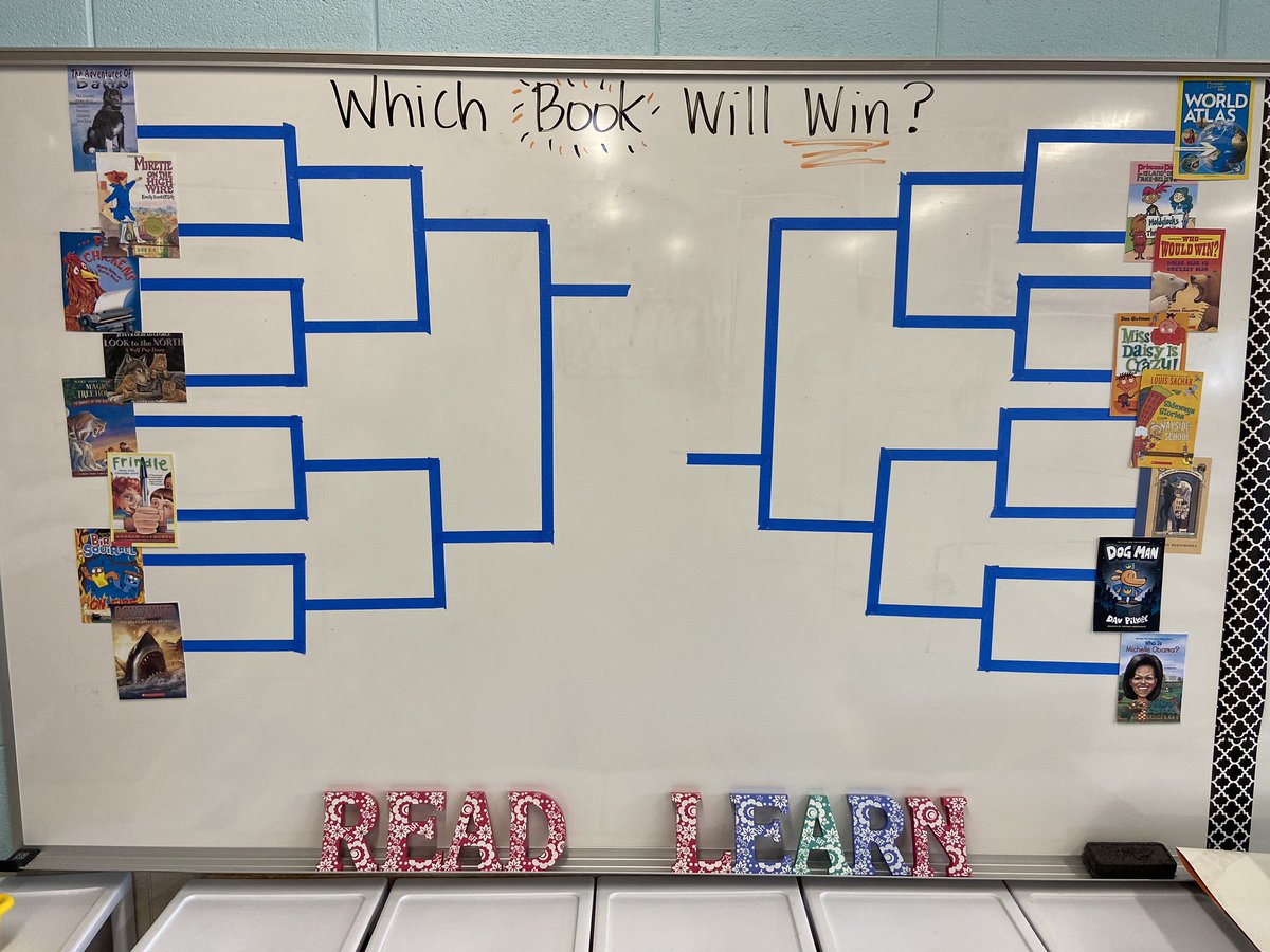 Which book will win our March Madness bracket? Students are using @Flipgrid to prove why their book should win. We will vote each week to narrow it down to the best book! #euclidexplores #readingispower #marchbookmadness 📚