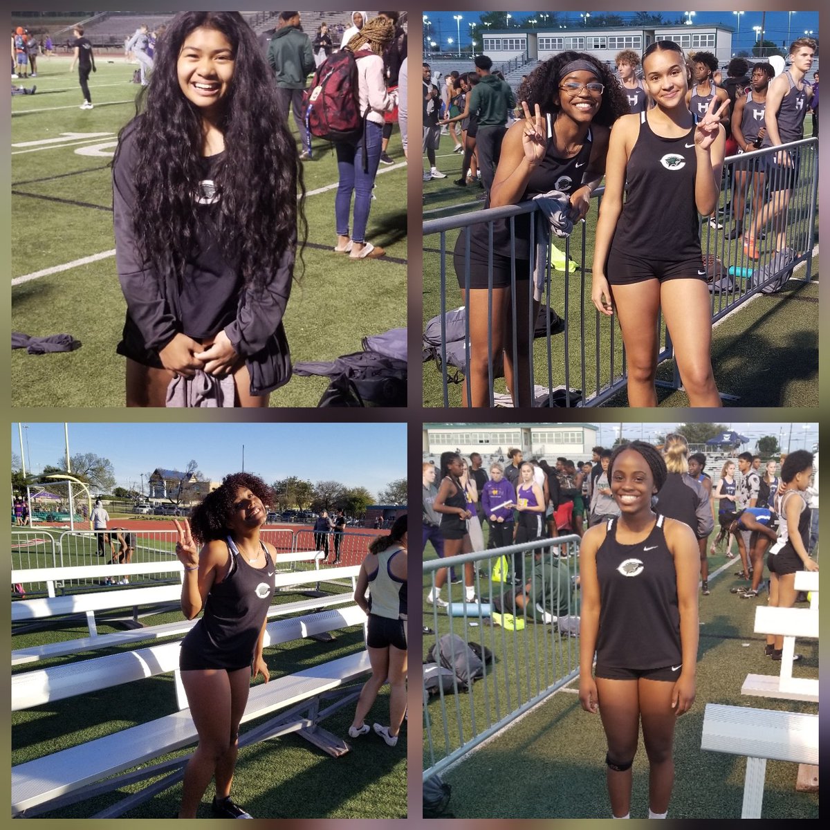 Representing multi-sport athletes! Proud of y'all! 💚🏐💚👟 <a href="/PfISDAthletics/">PfISD Athletics</a>