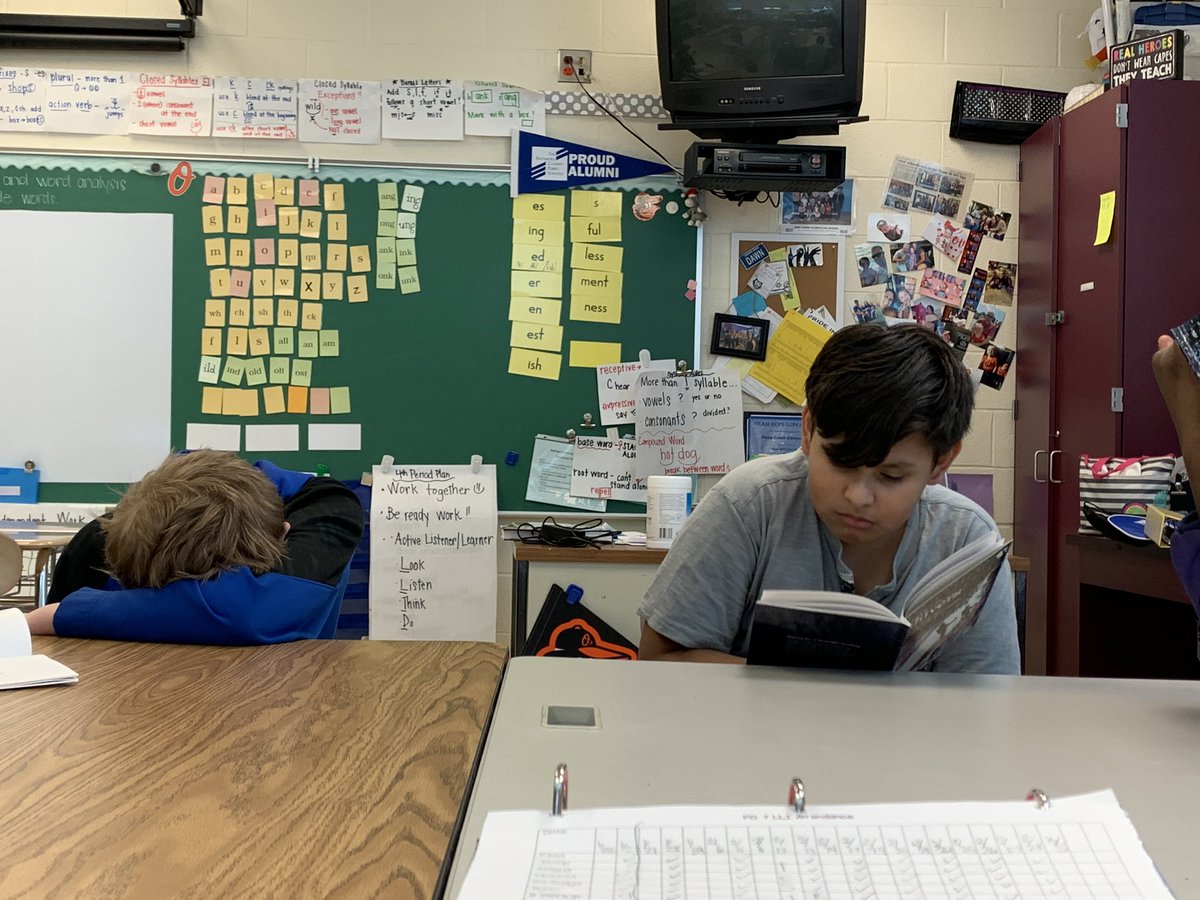 D_Sollenberger's tweet photo. When a book pulls you in..... and your reaction is priceless!! 📚 #prideinourminds @SchifferB @FMS_BCPS https://t.co/9W5Nmc7gwL