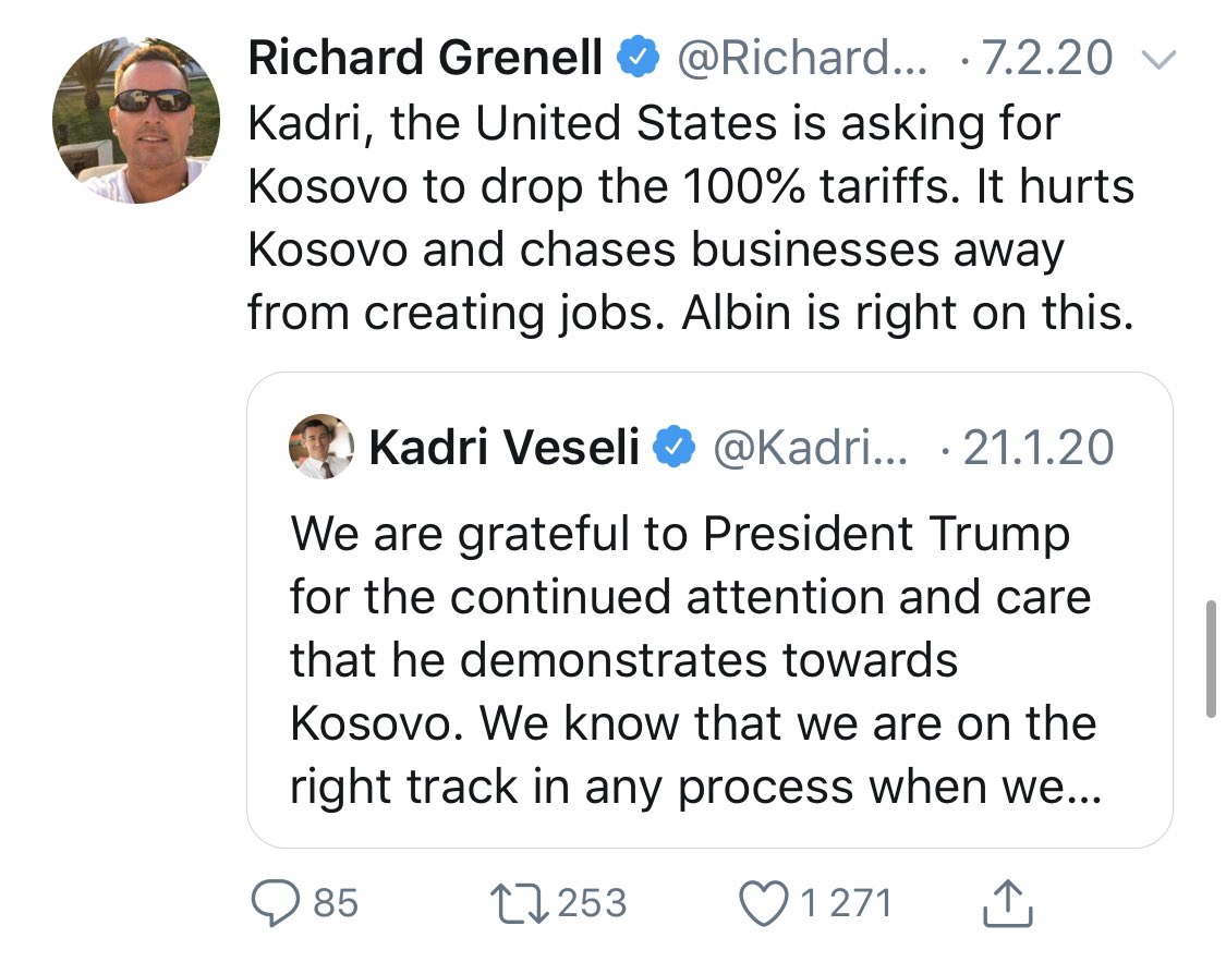 oberiberberi's tweet photo. @KadriVeseliKS @RichardGrenell Ku kadri osht Veseli? https://t.co/YwWtndNO6q