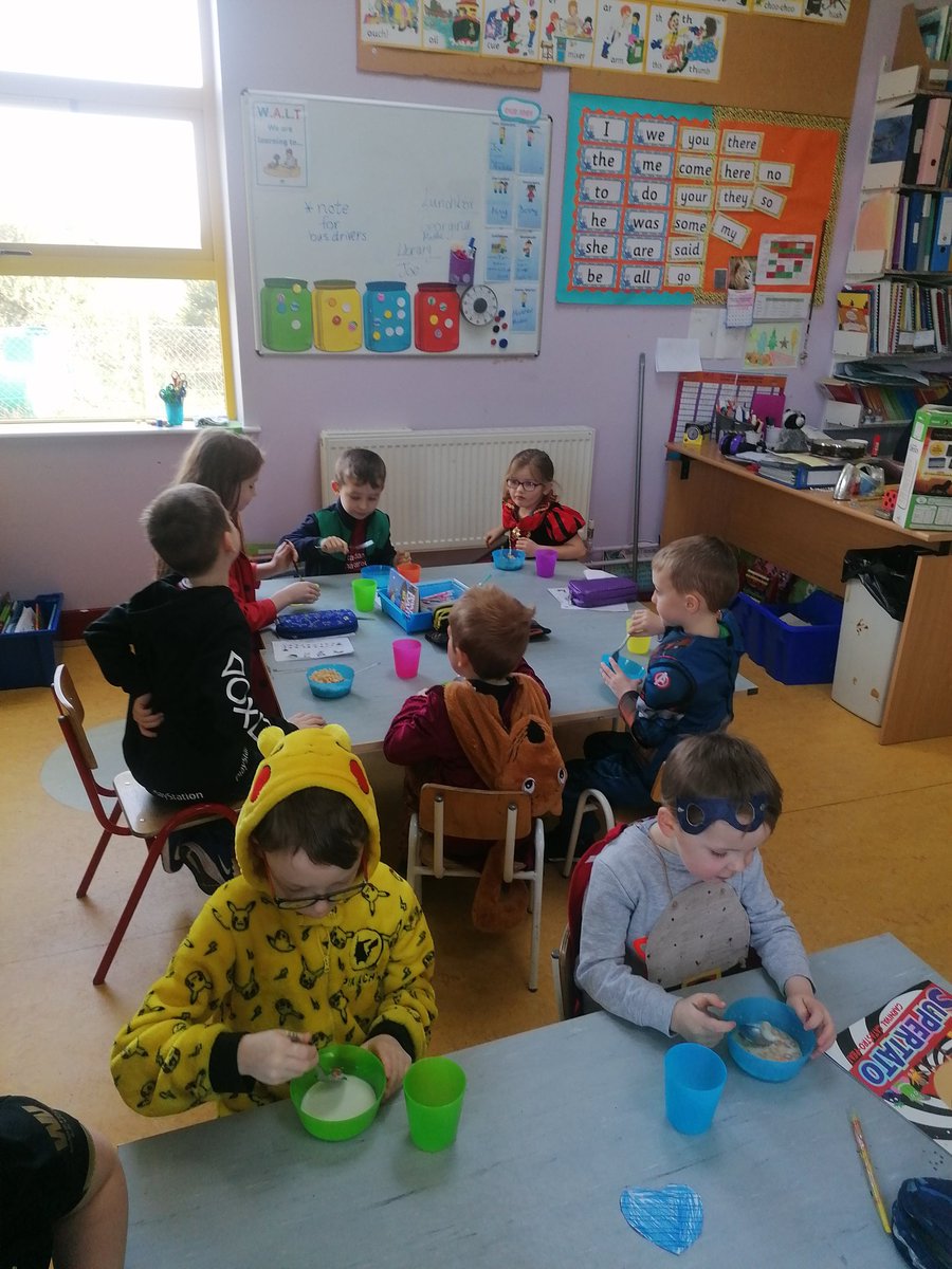 moyle_n's tweet photo. We had our annual Breakfast at School this morning with proceeds going to Williams Syndrome Ireland this year. Thanks to the P. T.A for running this event and making in the pupils words the best toast ever" https://t.co/mKZhBpYUF2