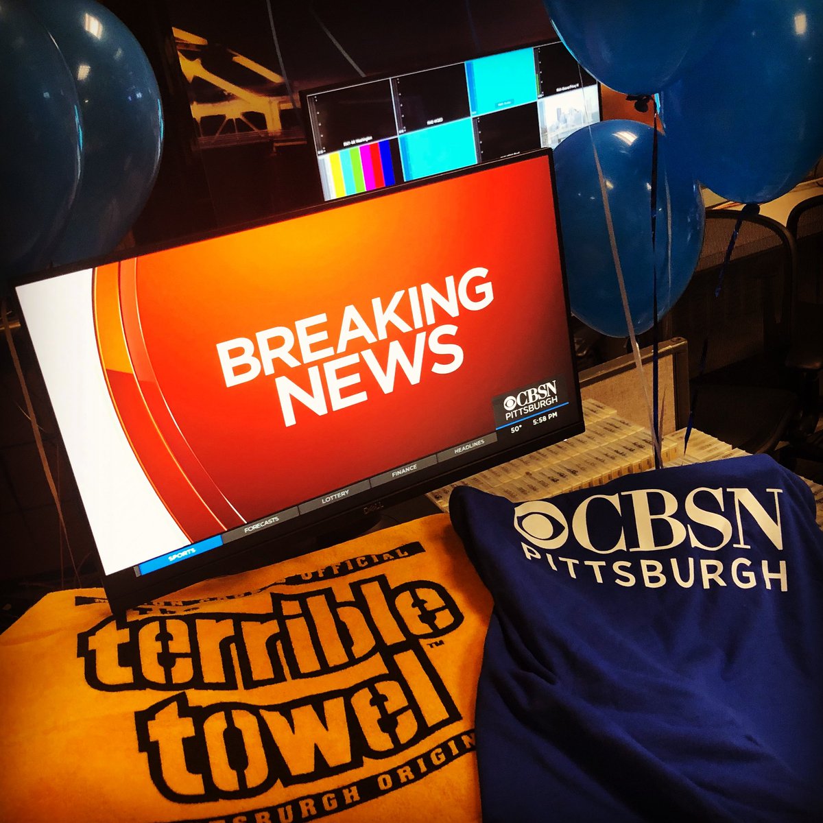 andreaoess's tweet photo. And another!! Welcome to the team, CBSN Pittsburgh! #breakingnews #cbsn #congrats #cbsnpittsburgh #rackingupthosemiles https://t.co/GW6kMVeLp6