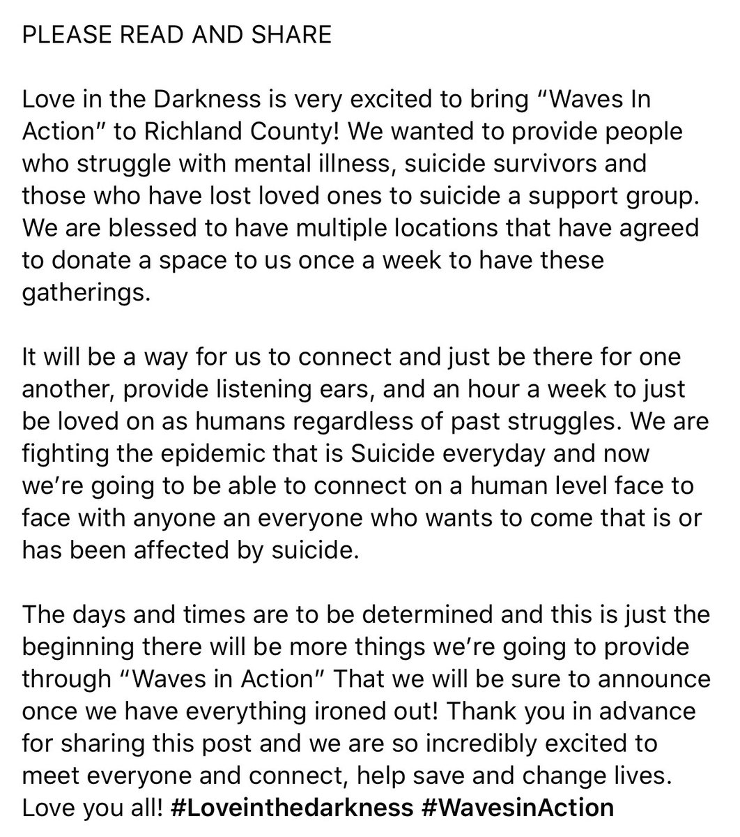 LoveintheDarkn1's tweet photo. #WaveinAction #Loveinthedarkness
Please read and Share!!!!! https://t.co/XtZEAodPgG