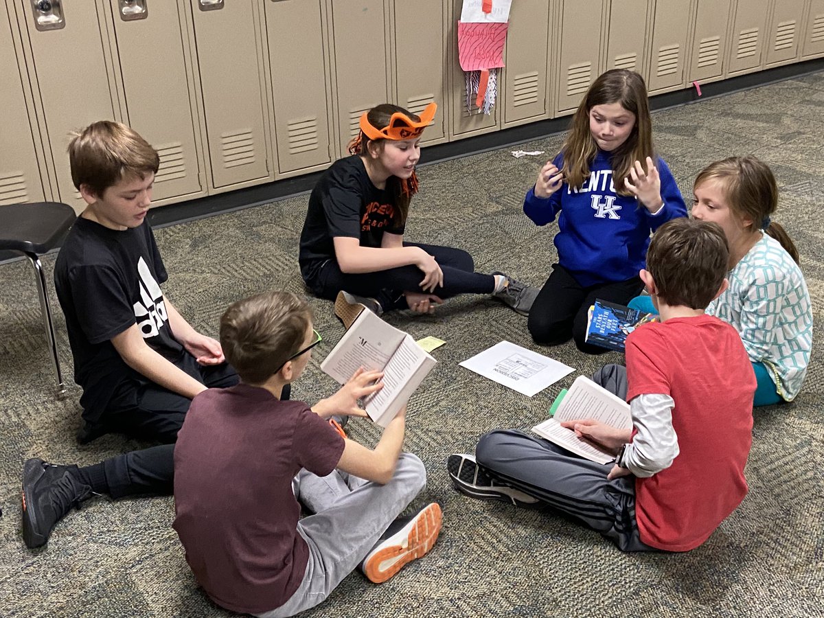 MrsB_Zwest's tweet photo. Favorite part of the day was listening in on student led discussions in book clubs. I was blown away. I know they didn’t become this amazing just in 5th grade with @zwmsnews so shout out to @ZCSStonegate @EEZCS  &amp; @ZCSBoone_Meadow teachers for growing these readers 📚📖 https://t.co/1pxzwsDHAD