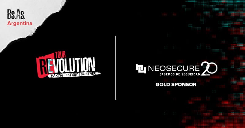 F5_latam's tweet photo. ¡Bienvenido Neosecure al #F5Revolution Tour Argentina! La empresa de tecnología se une a nuestro evento como sponsor gold. Inscripción gratuita en https://t.co/V1UQuTKPEO #F5RevAr #F5LATAM #RevolucionDigital https://t.co/7NzAoNpKj8