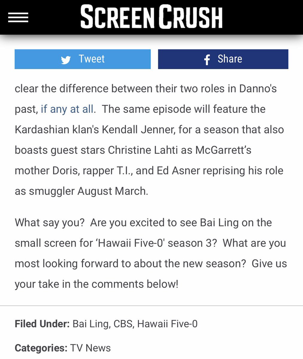 RealBaiLing's tweet photo. Wow mustsharethis doUlikeme being #blonde #shorthair ?link #screencrush 4photos the articleaboutmy #gueststar #Hawaiifive0 whenwas announced, I have not #hawaii50 #hawaiifive0cbs https://t.co/Lvq9TCn4e8 #bailing #bailingfilm #bailingtv #cbstvnews #cbseboardexam2020 #白灵 #好莱坞 https://t.co/unZZyyyocj