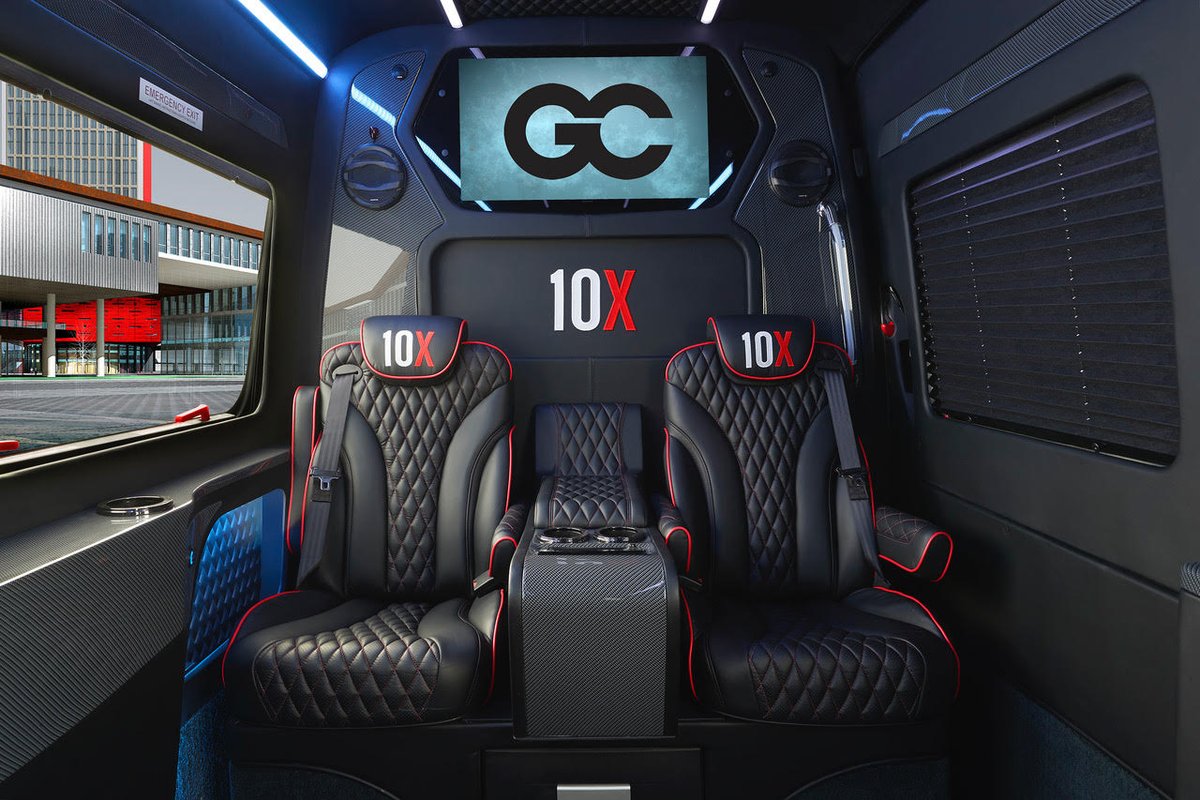 GrechMotors_INC's tweet photo. We are leading the way in high-end bus manufacturing. To lead is to be the trend setter. To have the highest quality and standards. To boldly choose a direction and go for it. The 10X Grant Cardone Sprinter leads in Quality, in Innovation, and in Style. Distinction by design. https://t.co/vq0sZfUi3P