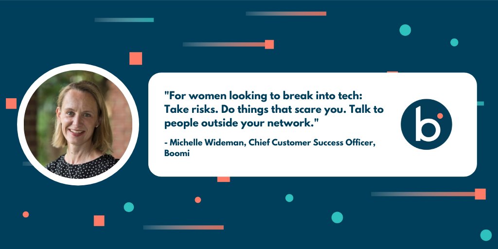 boomi's tweet photo. Today’s #IWD2020 spotlight comes from Boomi’s @BoulderWide. Here are her top three pieces of advice for women looking to break into #tech. #BoomiIWD #womenintech #ProgressMadeReal https://t.co/LjuMdQbksJ