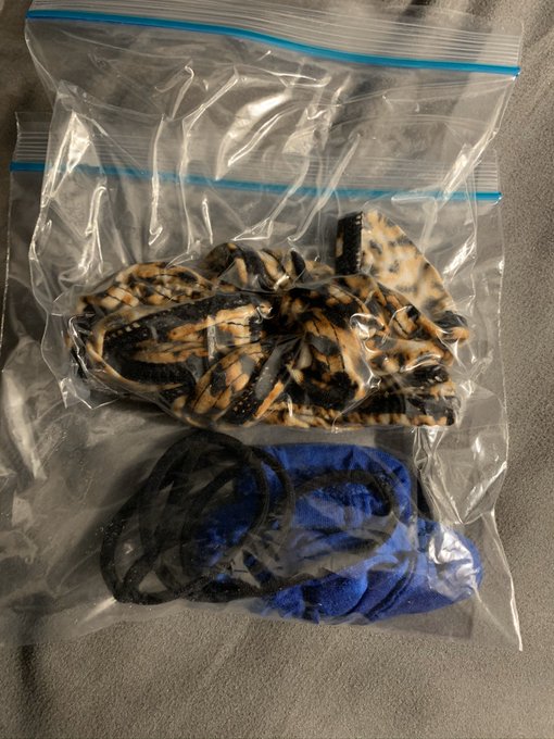 1 pic. One of my super Fans is enjoying the package he just received from me with two cum filled jocks