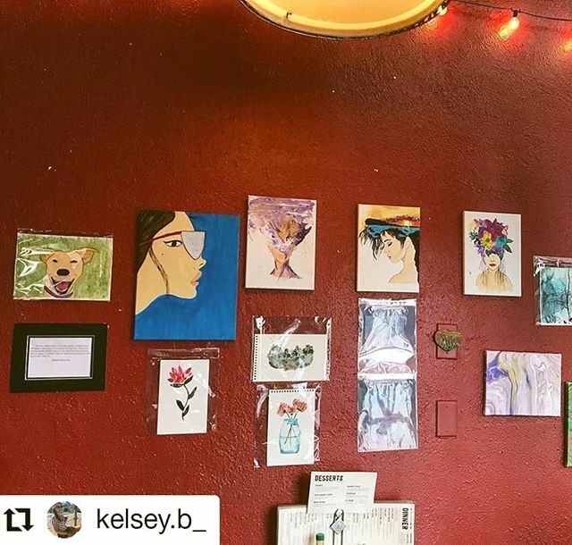 This month's Art Walk is Friday, March 5th! Featuring local artist Kelsey Barker.

#Repost @kelsey.b_
• • • • • •
Bayou on Bay

s/o to @bayouonbay for letting me hang my art there this month. go look &amp; get good food too! 
#bellinghamartwalk #bayo… ift.tt/334IeSB