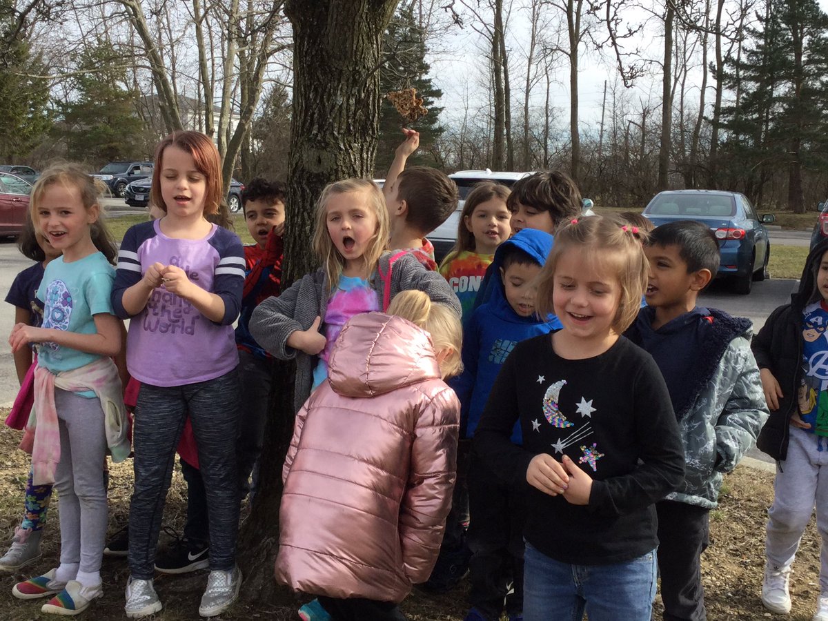 We fed the birds! We sang to the birds!