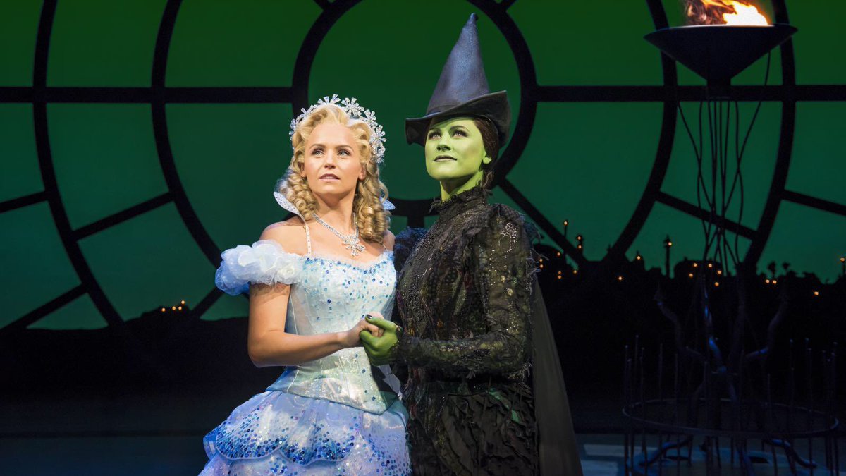 elphaba & glinda; wicked the musical i will accept nothing other than the facts: galinda fell in love with elphie when she was teaching her how to dance. genuinely cry whenever i think about them. especially during for good.