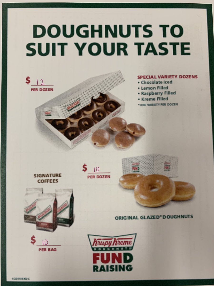 LCHSDance's tweet photo. Still selling Krispy Kreme Donuts!! Hit up some of your favorite dancers for some! https://t.co/gQOYCC85xZ
