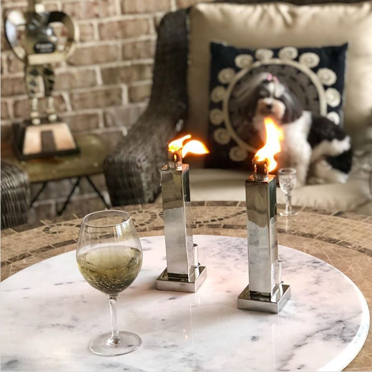 AnywhereFire's tweet photo. This is how Interior Designer, Pamela Kaplan chills after a long day of designing.

 conceptsfl

Visit https://t.co/5yFn1OKFaA to order your own Table Top Polished Stainless Rectangle Torches.

#AnywhereFireplace #DancingFlames #workingdayandnight #interiordesigner #luxuryhomes https://t.co/D2P6Aef5CQ