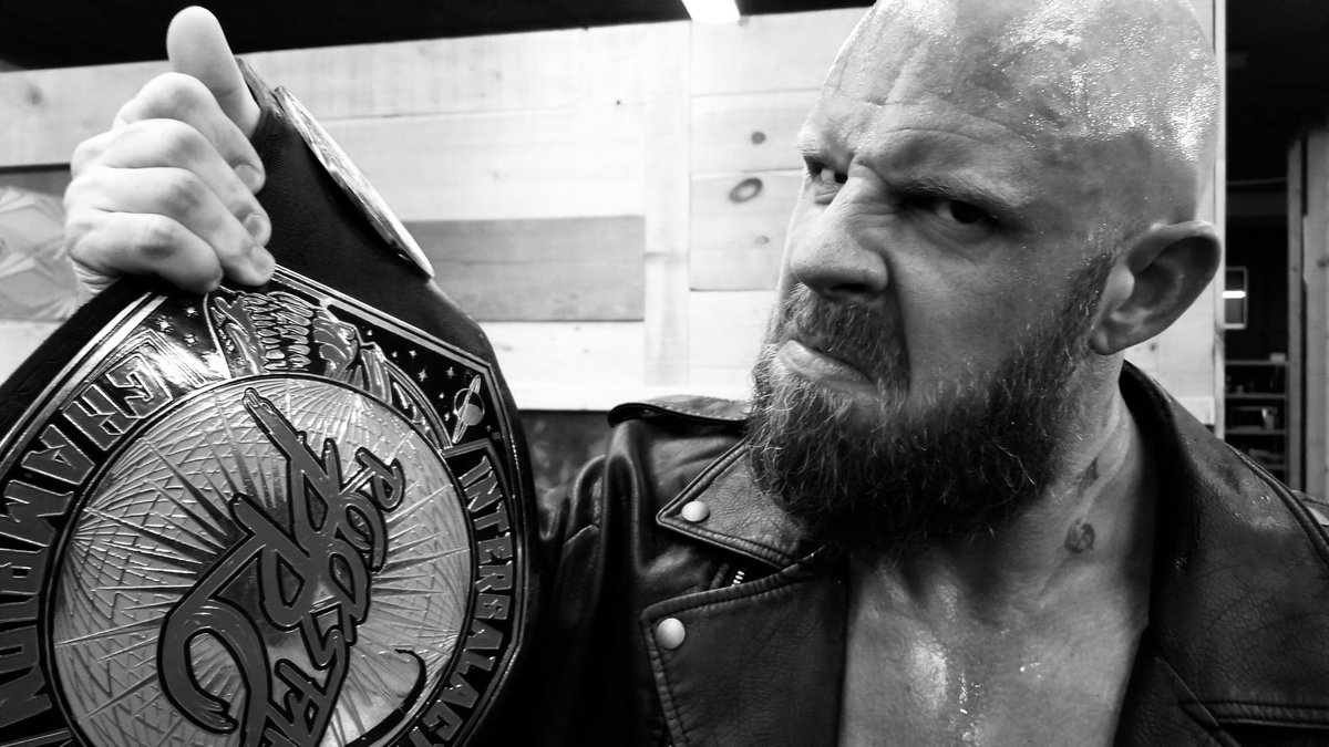 AustinManix's tweet photo. Reign of Violence💀
.
.
#themeasuringstickofviolence #manixkills #cutthroat #newchamp #andnew #rockstarpro #intergalacticchampion #detroitstrongstyle https://t.co/y0dggFFjme