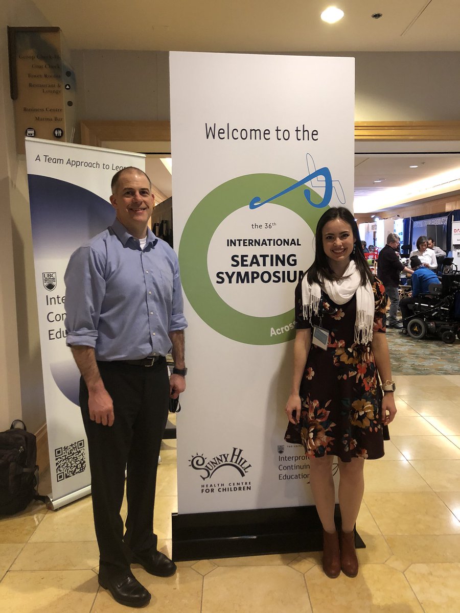 julie_faieta's tweet photo. Great to see my PhD advisor at #ISS2020! Thanks @cpd_rehab_eng for teaching me how to conduct #research and for pulling me into the world of #healthcare AT! (Your welcome for teaching you how to color coordinate your outfit with your presentation ppt) https://t.co/wjqMFsi22b