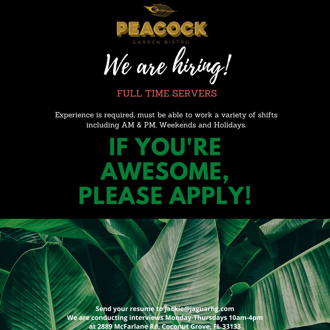 peacockgarden_'s tweet photo. Join our Team🌿
#PeacockGarden https://t.co/iD5zuaYK74