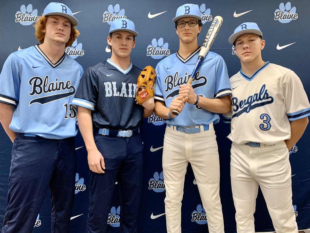 New uniform alert! <a href="/BSNSPORTS/">BSN SPORTS</a> and <a href="/nikediamond/">Nike Diamond</a> helping the boys look sharp this spring. #eat <a href="/Patrick_P1921/">Patrick Perreault</a> <a href="/dylannwilsonnn/">Dylan Wilson</a> <a href="/jack_puder/">Jack Puder</a> <a href="/bryce_nelly/">Bryce Nelson</a>