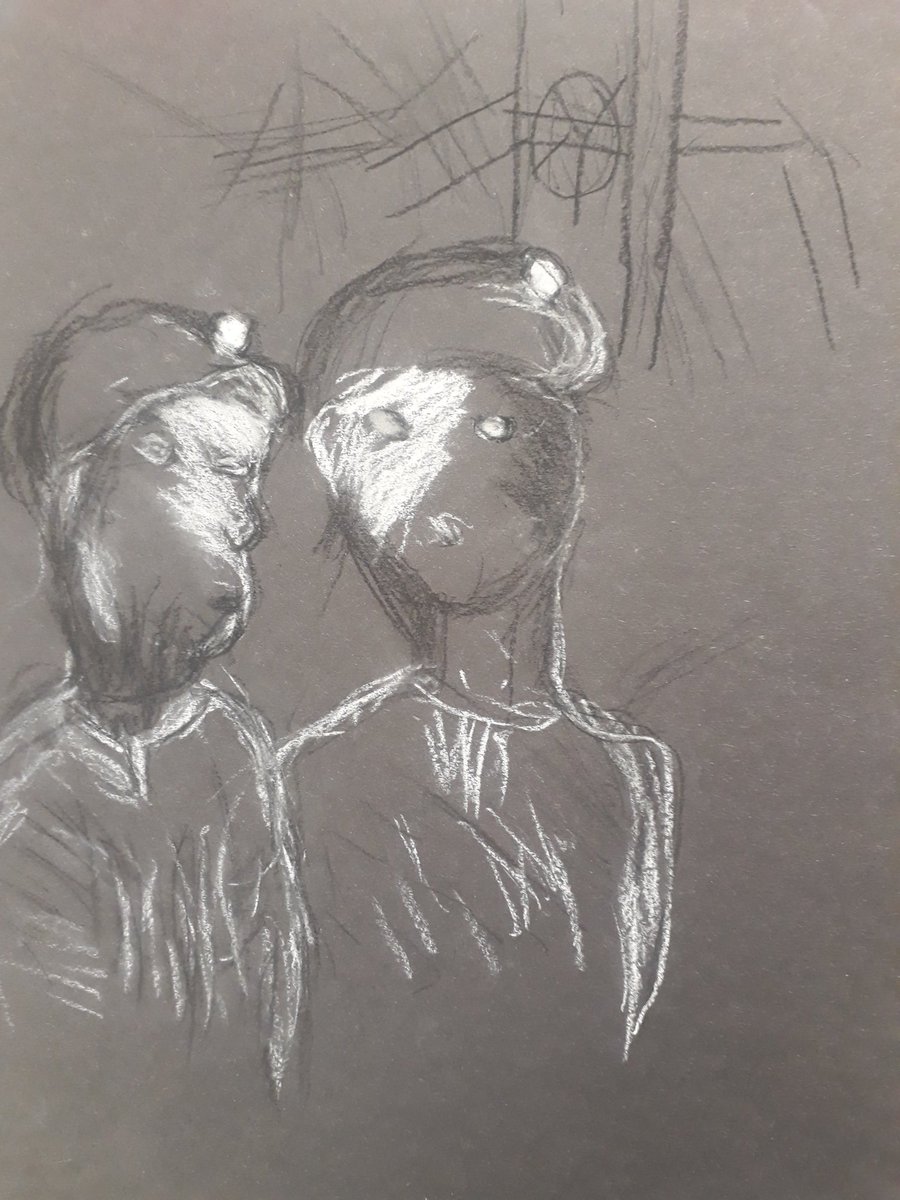 JulieBegen's tweet photo. Yr5 Under the earth. #henrymoore @HenryMooreFDN lovely drawings from both photos and drawings. #WhitehallPrimary #Primaryart https://t.co/a65RzBrBSo
