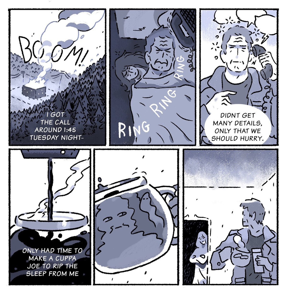 Process shots from my last mini comic :3 you can see more on my Patreon 