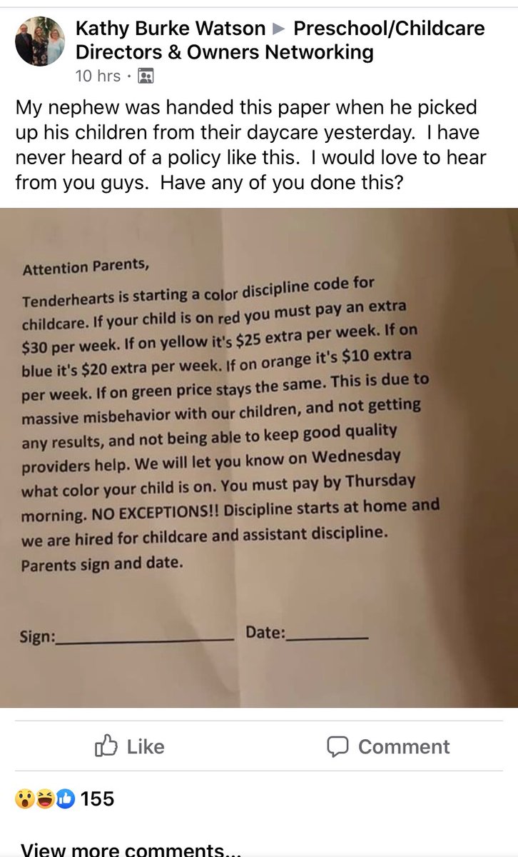 How do parents feel about this? I mean childcare is already expensive. I get that it takes special people to work with children!!