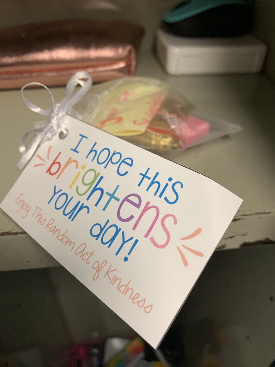 Inspired by Posted from <a href="/anderson_author/">John David Anderson</a> <a href="/deperems/">DePere Middle School</a> students left these surprises for other students to find tomorrow morning. Random lockers were also gifted with some extra sweet surprises. What a great way to celebrate Posted! #oneschoolonebook #middleschoollibrary