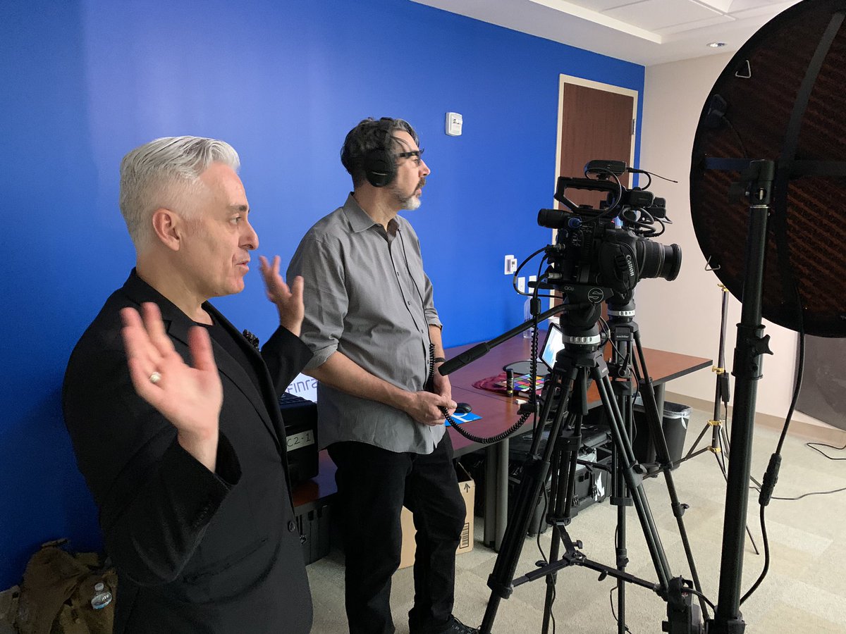 kennethpiner's tweet photo. Today in production in the @FINRA Boca Raton office working on two projects. In production with @carlinpetree and @WryneckStudio #videoproduction #handtalker https://t.co/xJfX2r2UjR