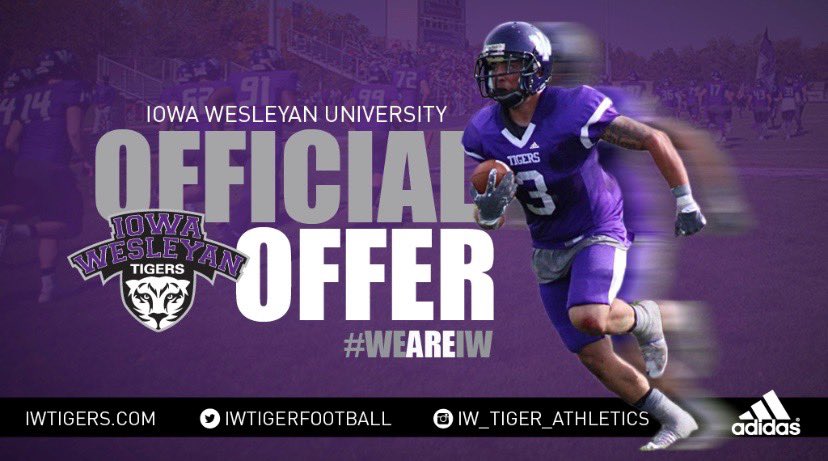 H3SS16's tweet photo. Blessed to receive and offer from Iowa Wesleyan University! @K_Price73 https://t.co/BcuL1cwSxO
