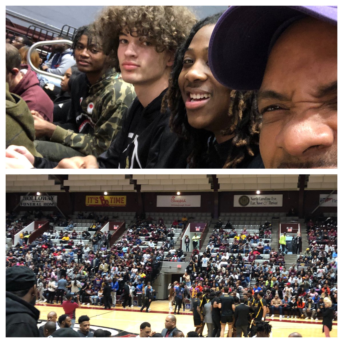HBCU life! Youngins out here on there unofficial visit at North Carolina Central University NCCU! <a href="/mikebestjr/">Mike</a> <a href="/nickhoopss/">Nick Boone</a> <a href="/TreMorgan8/">Tre Morgan</a> <a href="/hymanprofitness/">G.Hyman</a> @GRoadBBall <a href="/GRoadTrev/">Traw🔬📈</a>