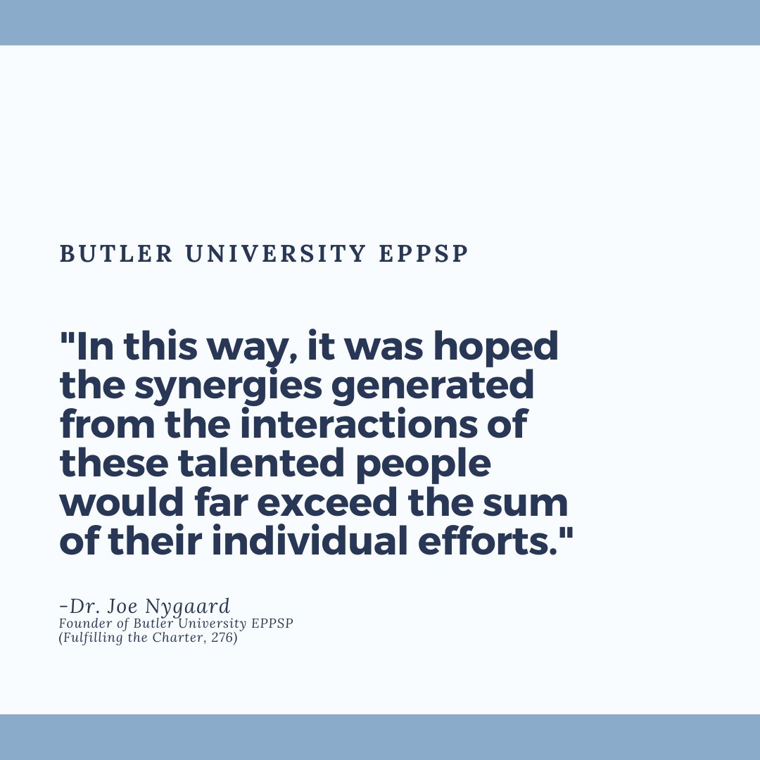 Love the intentional connectedness that propels <a href="/ButlerEPPSP/">EPPSP Butler University</a> in serving our communities! #EPPSPLegacy #LEGACYOFLEADING #EPPSP Save the date: April 14, 2020 - More info to come!