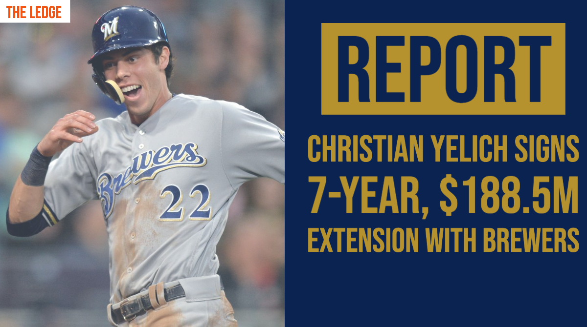 TheLedgeSports's tweet photo. The #Brewers locked up their NL MVP for seven more years. https://t.co/Hx3B1tx1KF