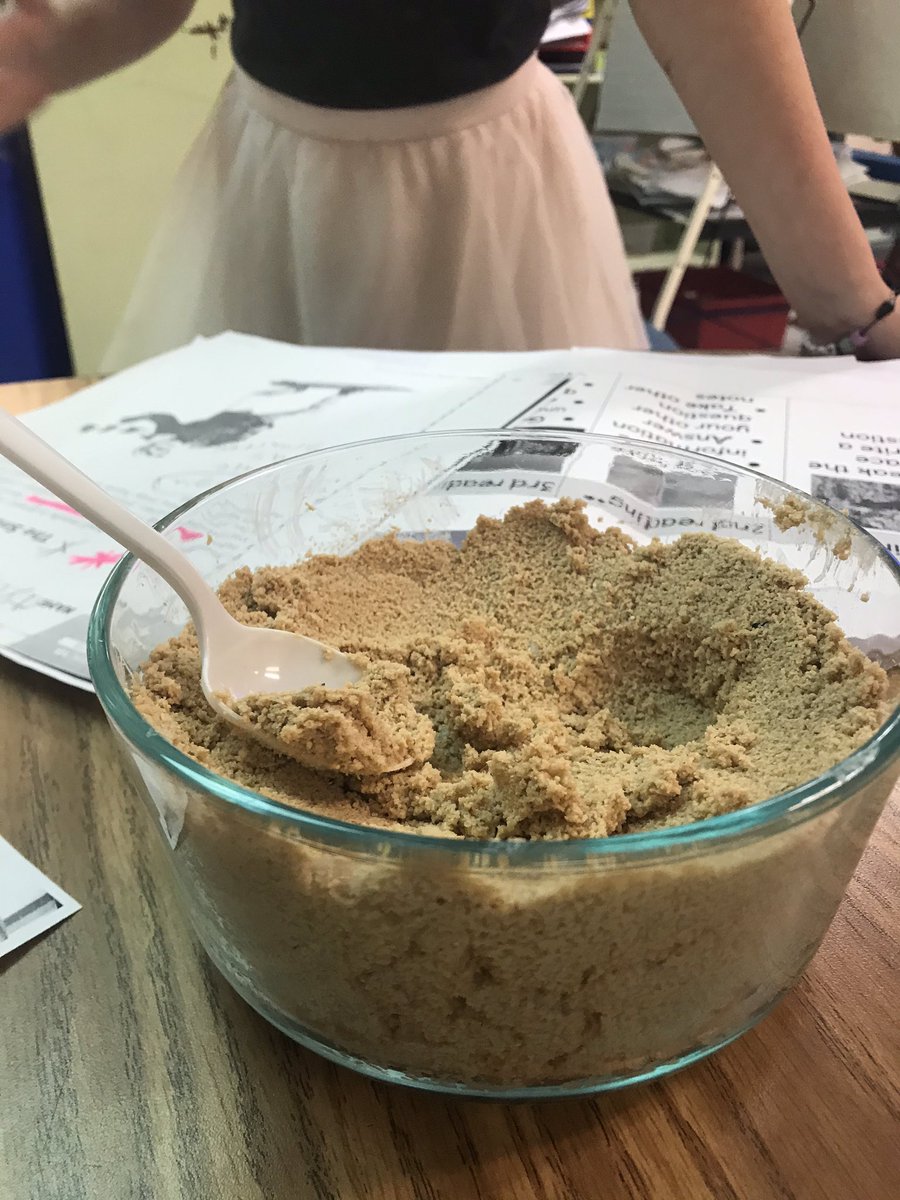 kristen_hepburn's tweet photo. My reading group loved digging in sand as they were digging deeper in their text! @pryanbeyer @GRESDragons @srburnham326 @MelissaTReams #strategygroup @AlysonLCHolt https://t.co/tfCAVuEYLm