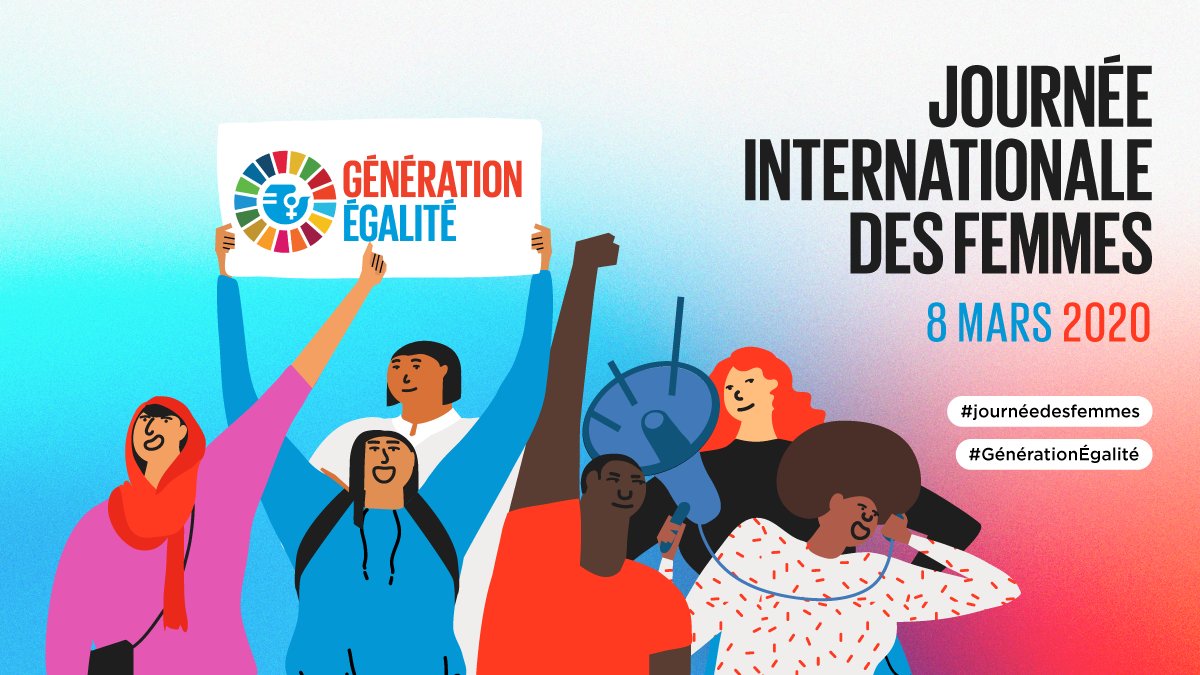 ONUFemmes's tweet photo. « Malgré l’impatience qui nous ronge, nous n’abandonnons pas et nous gardons espoir ». Ensemble, nous sommes la #GénérationÉgalité 💥

Déclaration de notre directrice exécutive @phumzileunwomen pour la #journéedesfemmes: 
https://t.co/8QKRZKqXxq https://t.co/6pf3vp1VKg