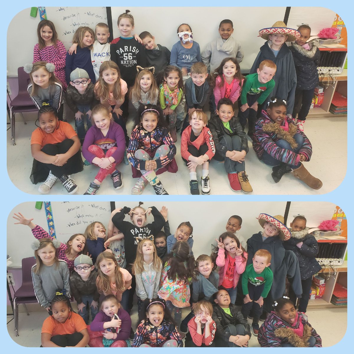 mrsmcgurn's tweet photo. Love these wacky babies😍
Yesterday was Wacky Wednesday! 
#hornetpride #mcgurnsmcnuggets #rm42 #firstgrade #TEACHers #ReadAcrossAmericaWeek https://t.co/kz7dtT6jlM